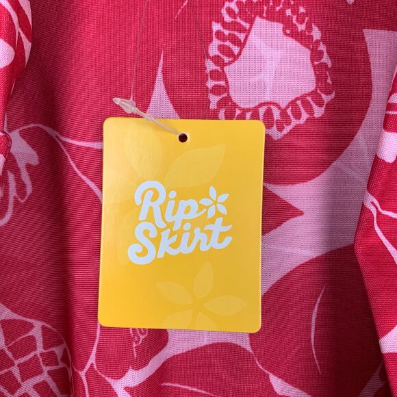 New RipSkirt Swim Coverup Red Paradise Sun Robe Beach Pockets Hood Womens XL XXL - Picture 8 of 11